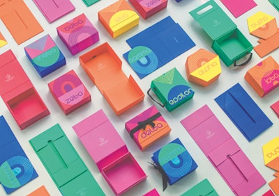 Rissmann has launched a range of monomaterial collapsible rigid boxes comprising cardboard and paper (FSC) with luxury-oriented finishes, which can be delivered flat.