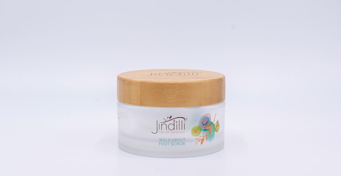 Walkabout Foot Scrub can be used to enhance any pedicure in the salon, and can be used at home to maintain the benefits.