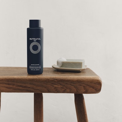 Nutrafol’s physician-formulated shampoo and conditioner duo is designed to simplify and upgrade men’s haircare routines while targeting common visible scalp concerns that can lead to hair breakage and thinning.