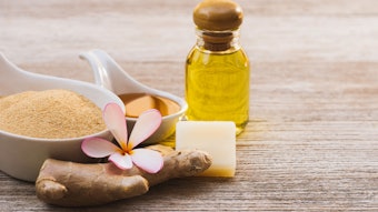 Ginger next to skin care