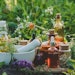 Medicinal herbs and tinctures alternative medicine. Selective focus.