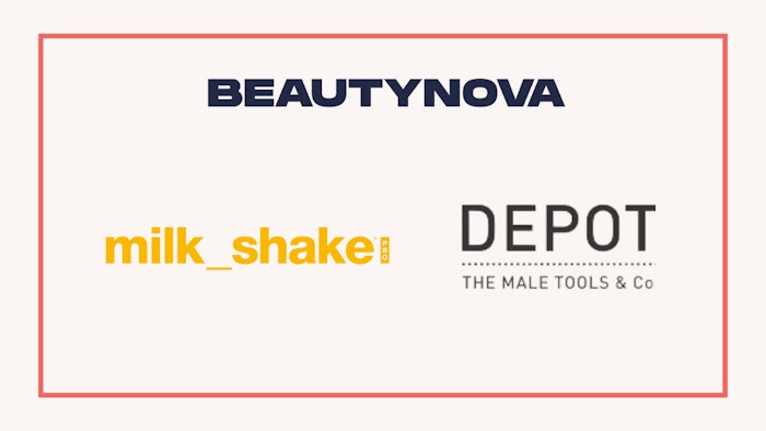 Beautynova Americas, milk_shake and DEPOT logos.