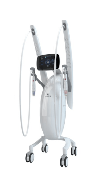 The EVERESSE device, a monopolar radiofrequency technology.