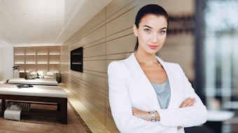 Esthetician in a spa setting