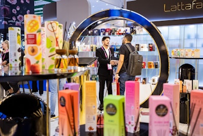 This year, BeautyWorld Middle East continued to cater to fragrance creators, distributors, and retailers with a vast selection of offerings, featuring an impressive array of fragrance compounds, perfumed candles, incense sticks, solid perfumes, and room fragrances.