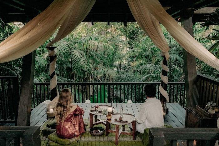 Communal spa space with holistic offerings