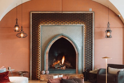 Euphoria Retreat fireplace interior