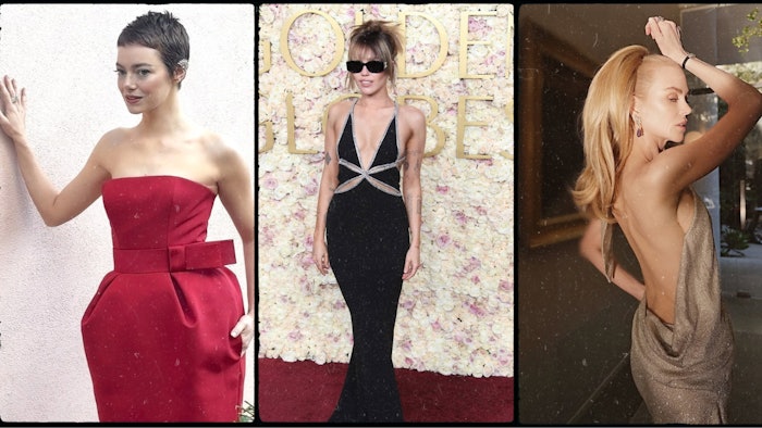 Emma Stone, Miley Cyrus and Nicole Kidman Golden Globes 2025 hairstyles