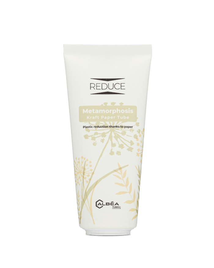 Metamorphosis paper-based cosmetic tube
