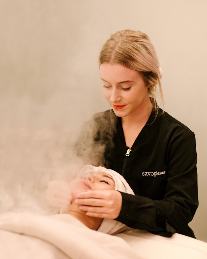 Savor Beauty facial treatment
