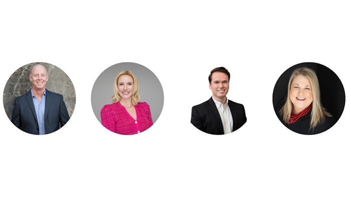 In order from left to right: Kenneth Ryan, Charlotte Prescott, Taylor Fields and Kelleye Martin.