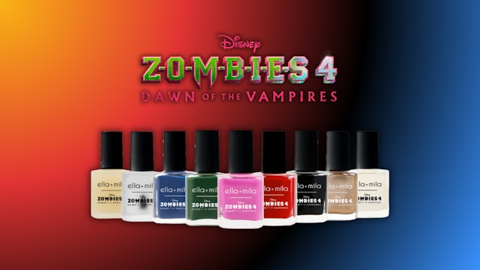 ella+mila, the beloved eco-conscious nail polish brand, debuts its exciting collaboration with Disney for the highly anticipated Disney Channel Original Movie &ldquo;ZOMBIES 4: Dawn of the Vampires.'