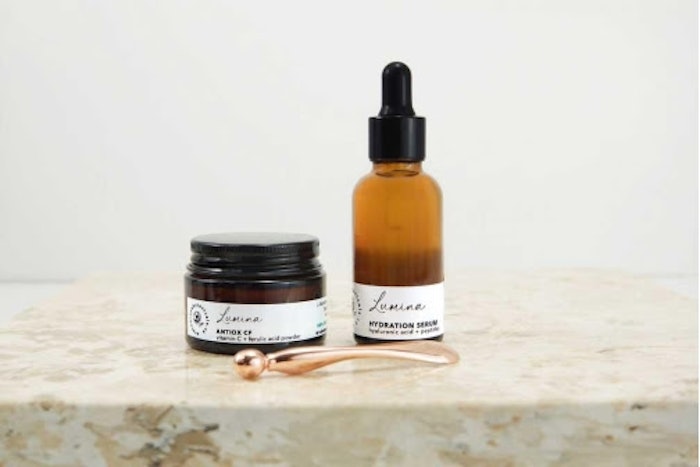 Avalon Rose Botanicals' Lumina Revitalize Skincare Kit is easy to mix and apply, and provides a wand for gentle acupressure massage.