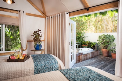 Spa Estancia treatment room.