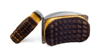 Cecily Braden's patented brush is ideal for lymphatic drainage, reducing puffiness and giving skin a healthy glow.