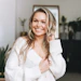 Woman Long Blonde Hair Sweater Off Shoulder Smiling Healthy Hair And Skin Adobe Stock 426799466