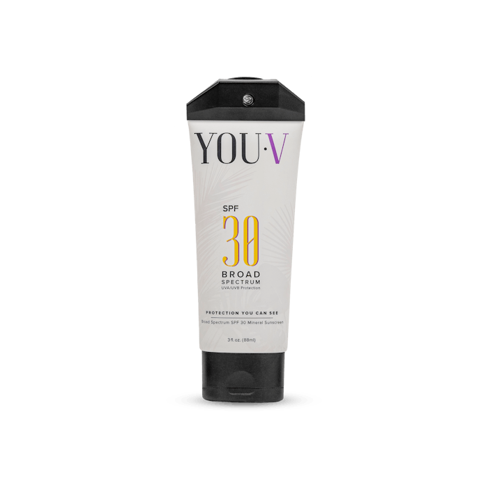 YouV, blacklight-activated sunscreen.