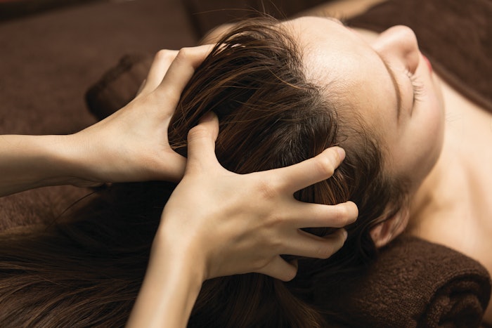 In an age where clients are showing unprecedented levels of stress, a scalp massage can be a valuable tool for mitigating this and allowing them to release tension.