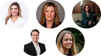 Top, from left to right: Katlyn Hatcher, Christina Quinn and Deirdre Strunk. Bottom, from left to right: Taylor Fields, Jennifer Holzworth.