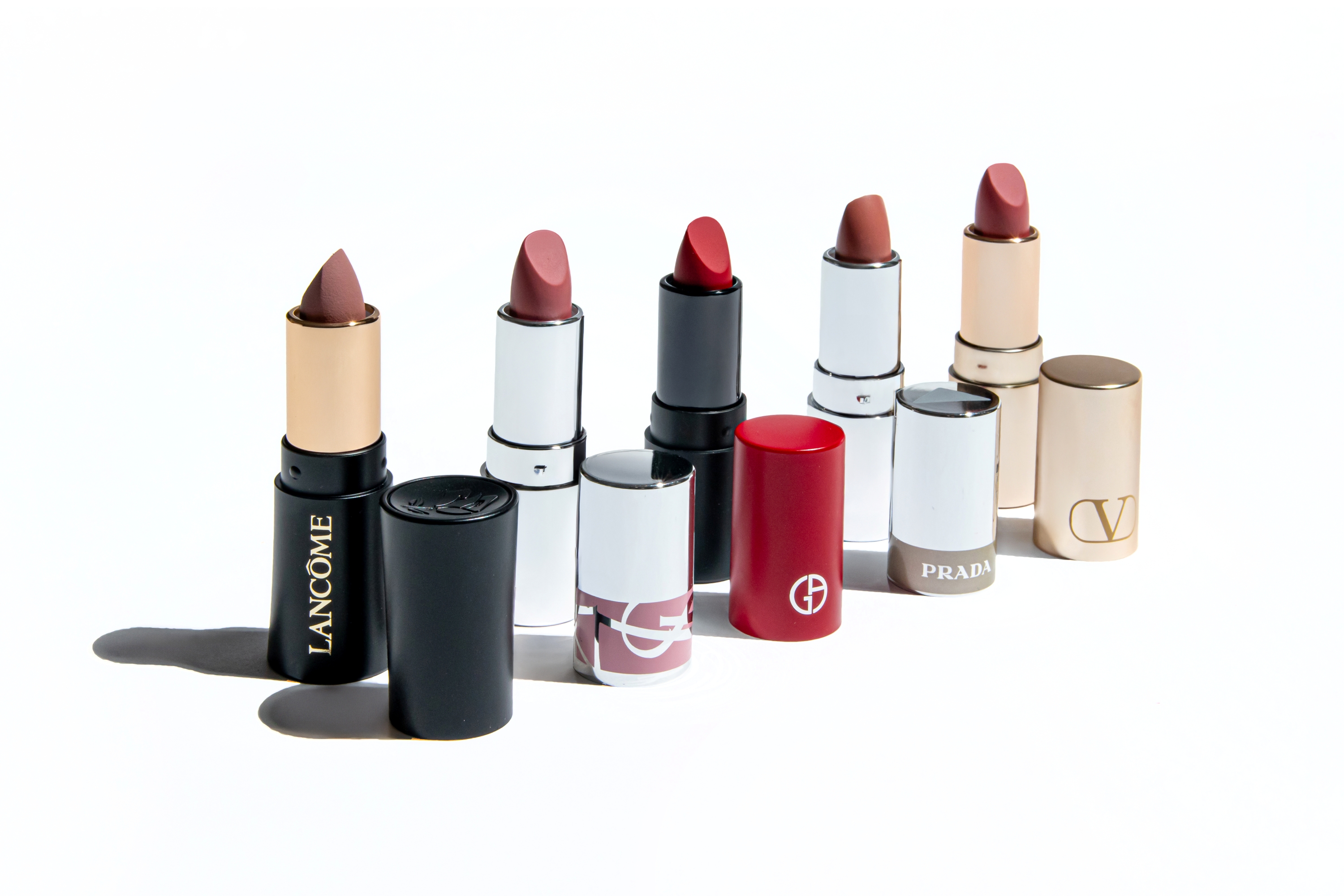 The lipsticks of L&rsquo;Or&eacute;al's prestige brands.