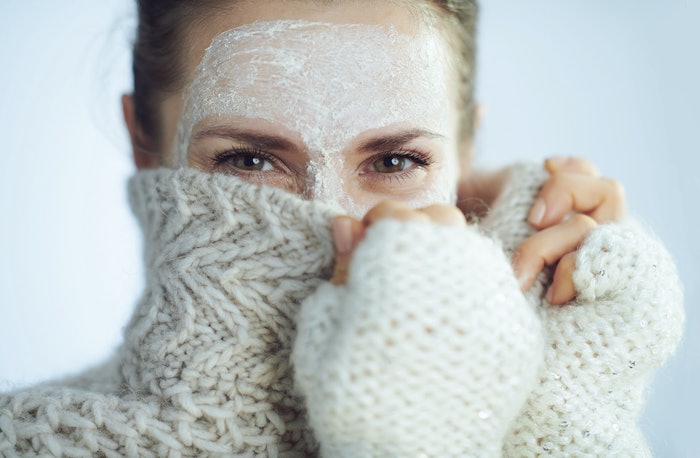 Looking to protect skin through the harsh winter months? Hydrate, hydrate, hydrate.
