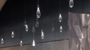 The design of Halcyon Spa was inspired by the movement of light and water, creating a dynamic environment with airier regions, as well as moodier ones.