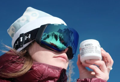 Kiehl’s has integrated its Better Screen UV Serum into mountain culture through partnerships with Ikon Pass and Jackson Hole Mountain Resort.