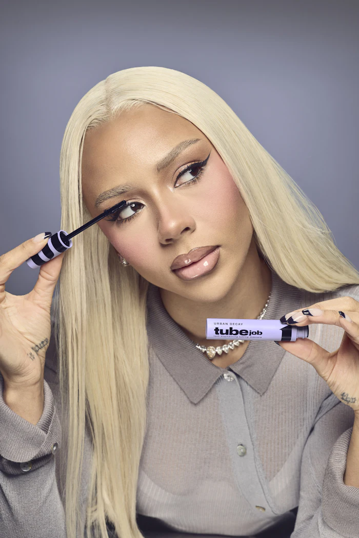 Urban Decay spent four years developing its Tube Job Tubing Mascara, which features an 89% serum-infused formula.