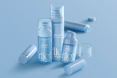 Key innovations on display include new metal-free dispensing systems for skin care and personal care, featuring both atmospheric and airless formats designed for precision, formulation compatibility and circularity.