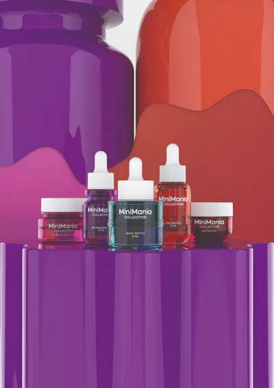 The MiniMania Collection from Berlin Packaging represents a strategic shift toward premiumization in the 'mini' category, offering high-quality glass solutions for luxury skin care and makeup.