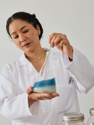Blake, she prioritizes being transparent about what goes into her products, so that consumers and professionals can both be empowered to decide how good a fit it is for themselves.