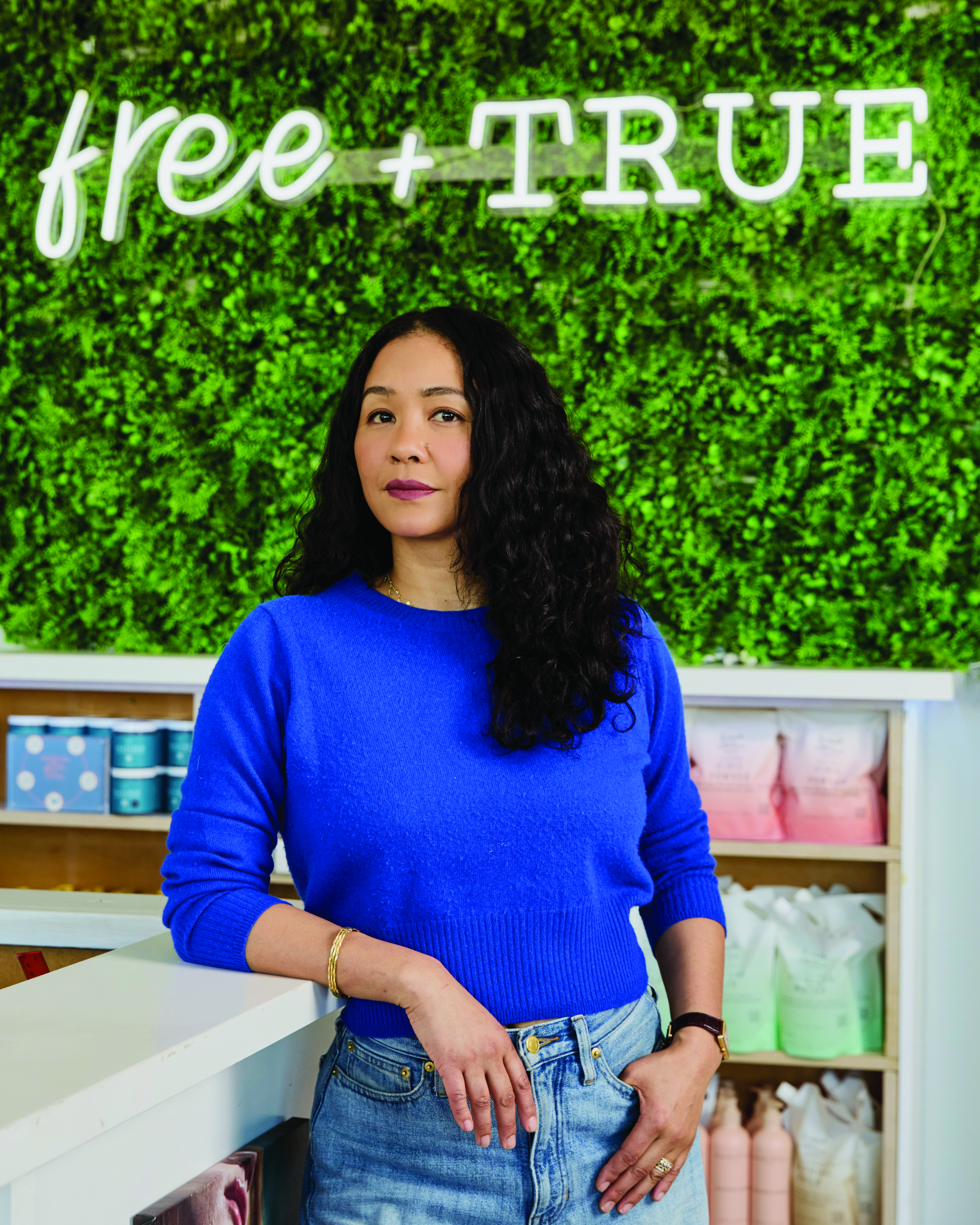 Tami Blake is a licensed esthetician, spa owner and award-winning beauty entrepreneur behind two brands, Free + True and Sweet & True.