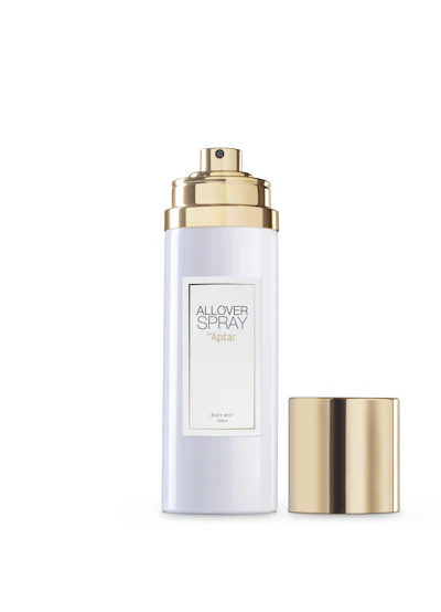 Aptar's All Over Spray leverages bag-on-valve technology to create an ultra-continuous mist with even distribution and high evacuation efficiency, while also enabling 360° application and using compressed air or nitrogen for propellant-free dispensing.