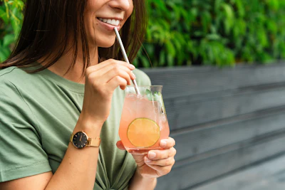 Cocktail-inspired flavor cues such as spritz, paloma (pictured), mule and margarita remain highly relevant because they provide familiarity while reinforcing premium positioning.