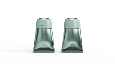 For body care, Nuon Medical has developed a large-format application tube that pairs red light technology with vibration.