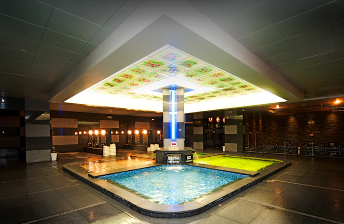 Indoor Bath Area Hottub