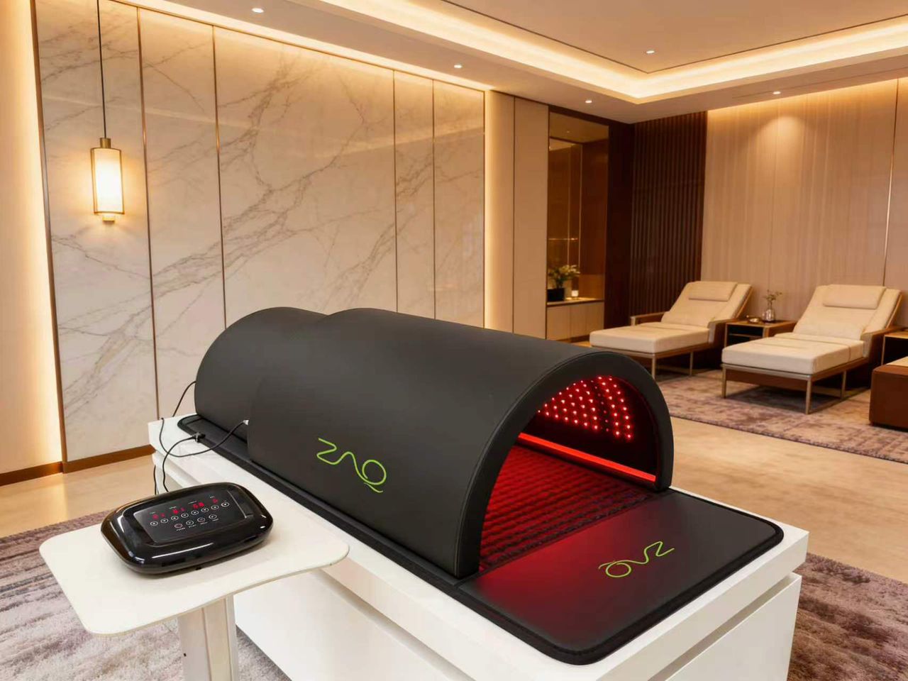 The ZUNA Far Infrared PEMF Sauna Dome