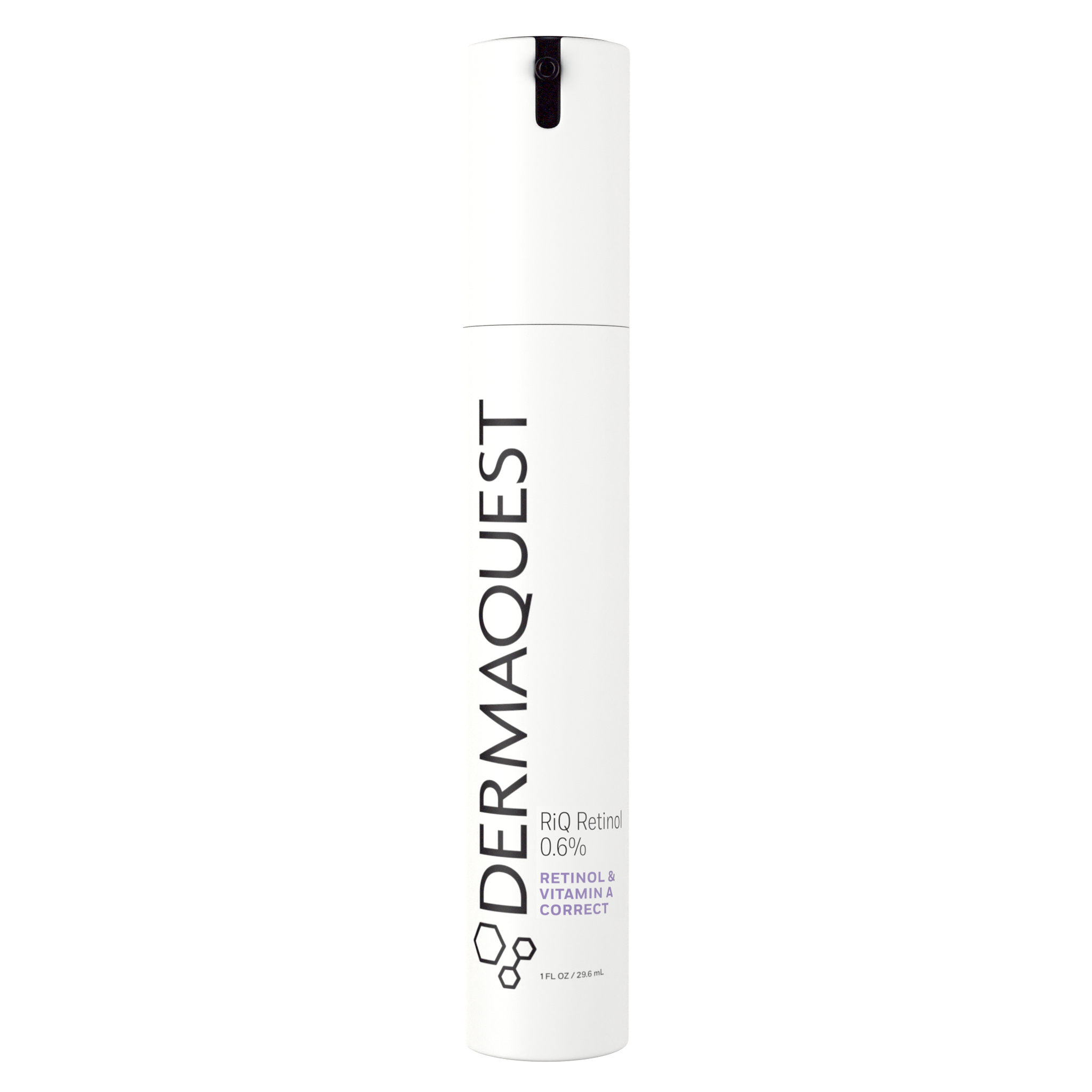 DERMAQUEST RiQ Retinol 0.6% skincare serum bottle with retinol and vitamin A formula