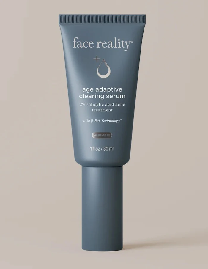 Face Reality age adaptive clearing serum 2% salicylic acid acne treatment 1 fl oz tube